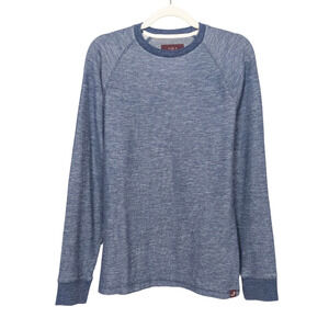 ALESBURY Stitch Fix Navy Blue Pilsen Thermal Crew Long Sleeve Tee Men's Small